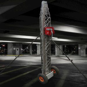 Mobile Towers 30M 11 Sections Portable Cow Cell On Wheels