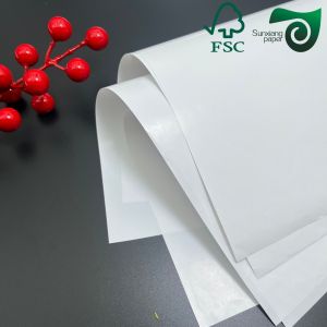 Buy cheap Biodegradable 160um 200um White Cardboard For Advertisement Tear Resistance from wholesalers