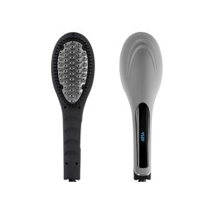 Buy cheap PTC Heater Hair Straightener Brush Comb Anti scald Shell with LCD indicator product