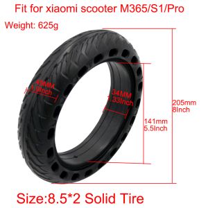 Anti Puncture Honeycomb Solid Tire Wheel Tyre for Mijia M365 Electric Scooter