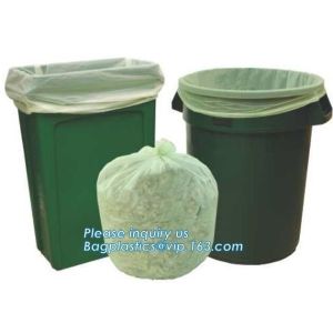 Buy cheap Biodegradable & Compostable Transparent Poly Flat Bags On Roll With Paper Core For Supermarket, Food Waste Caddy Liner from wholesalers