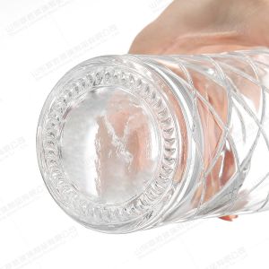 Buy cheap Clear Champagne Sparkling Wine 500ml Glass Bottle with Hot Stamping Surface Handling from wholesalers