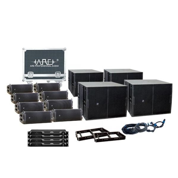 Quality ARE Audio Dual 12" Line Array PA System Set Professional Audio System Outdoor Line Array Church Line Array Speaker for sale