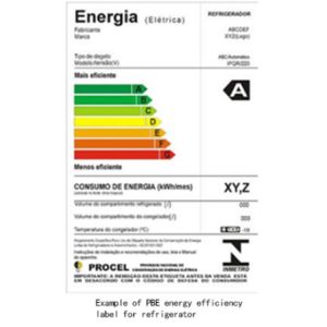 Brazil PBE Energy Efficiency Label Similar To The EU'S Energy Label INMETRO And