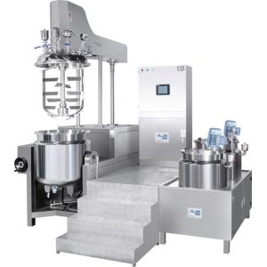 Buy cheap 380V 50Hz SS Vertical Blender Vacuum Homogenizing Emulsifier Mixing Machine from wholesalers