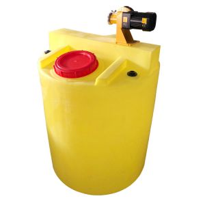 Buy cheap Round PE Plastic Agitator Mixing Tank Chemical Blending Tanks 275 gallon from wholesalers