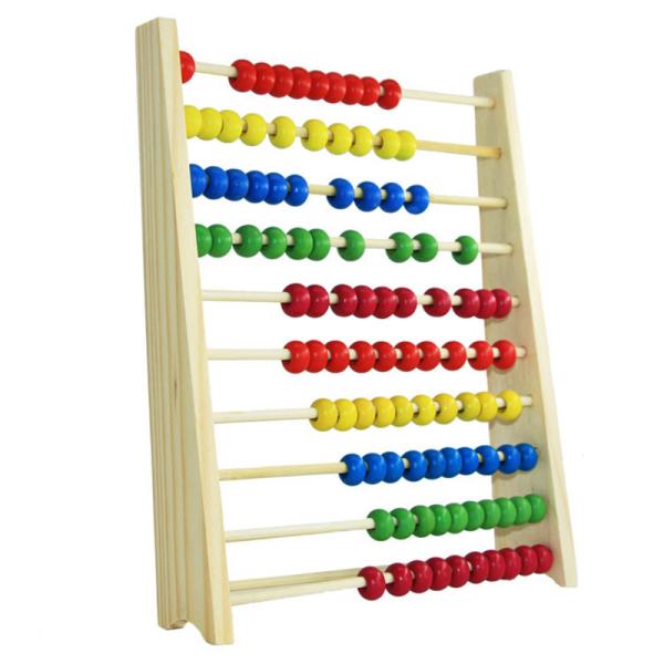 Quality Calculate 26Cm Wooden Math Toy Counting Beads Toy Abacus Educational for sale