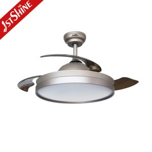 42" 3 Plastic Blades Retractable Ceiling Fan With Remote Control