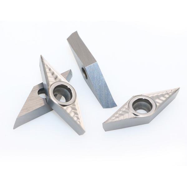 Tungsten Carbide Turning Inserts , VCGT110302 Uncoated Carbide Inserts For