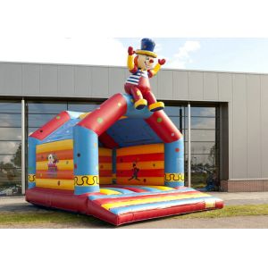 Clown Commercial Grade Bounce House , Funny Cartoon Toddler Bouncy Castle