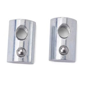 Buy cheap Zinc Plate Surface Drop In T Nuts / Drop In Tee Nuts With Spring Loaded Ball Slot from wholesalers