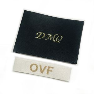 Buy cheap Woven Sewing Custom Embroidered Fabric Labels Garment Label Shoes Embroidered Logo Tags from wholesalers