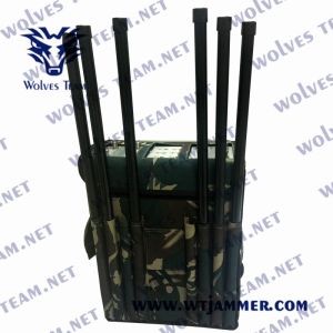 Backpack 5G Wireless Signal Jammer Anti Explosion Featuring Housing Metal