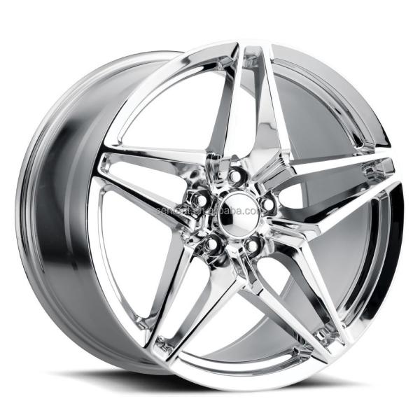 Quality Aluminum C7 ZR1 Chevrolet Replica Wheels With Five Spoke for sale