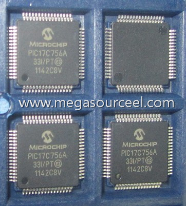 Quality PIC17C756A-33I/PT - Microchip Technology - High-Performance 8-Bit CMOS EPROM Microcontrollers with 10-bit A/D for sale