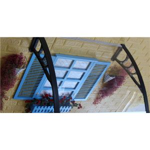 Buy cheap No Fading Polycarbonate Patio Canopy , Patio Door Rain Cover Aluminum Bracket from wholesalers