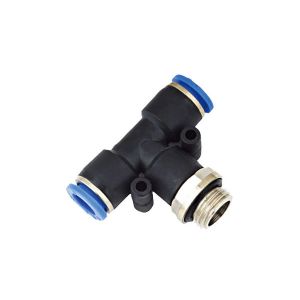 Buy cheap PB - G Branch Tee two Touches connector G thread with O ring Tube Fittings Gray Colour from wholesalers