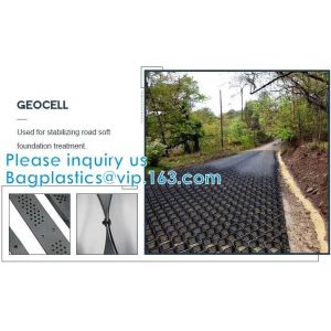 Plastic Hdpe Cellular Textured Gravel Stabilizer Typar Geocell Recycled Plastic