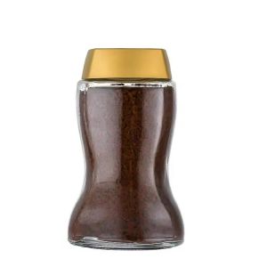 Buy cheap 455ml Transparent Glass Coffee Storage Jar With Plastic Lid Easy To Hold from wholesalers