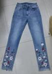 Buy cheap Zipper Fly Fashion Lady Jeans Stretch Denim Pants Slim Fit Lady Trend Jeans 44 from wholesalers