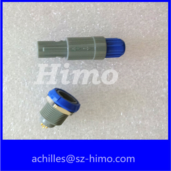 1P series 2-pin lemo plastic connector PAGPKG