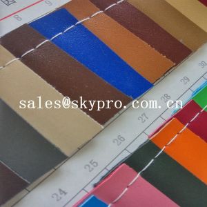Buy cheap Customized New Style PVC Synthetic Leather For Sofa Bag With Polyester Backing from wholesalers