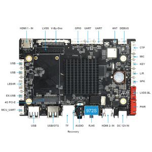 Android Board LCD EDP Motherboard RK3288 2K 4K LCD Control Board