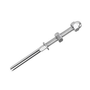 Buy cheap Long Service Life Stainless Steel Wire Rope Hand Swage End Terminal Manual Swing Thread Stud Tensioner from wholesalers