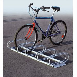 Buy cheap Green 6 Space Bike Floor Parking Rack Hardware Fabrication Customized from wholesalers