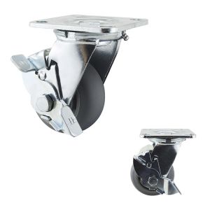 Buy cheap 100mm soft Thermoplastic Rubber Heavy Duty Lockable Casters from wholesalers