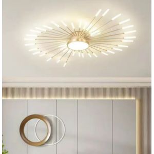 110V-240V Hardwired LED Home Lighting Modern Flush Mount Ceiling Light