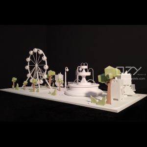 Buy cheap Minimalism White Architectural Model Making Supplies 3D Printing Gift from wholesalers