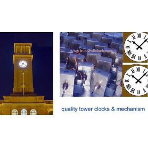 Buy cheap GPS 4 face outdoor clocks synchronization,clock movement mechanism zero time error -GOOD CLOCK (YANTAI) TRUST-WELL CO L from wholesalers