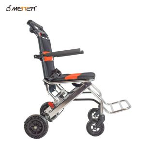Buy cheap Linkage Brake 100KG Manual Foldable Wheelchair Aluminium from wholesalers