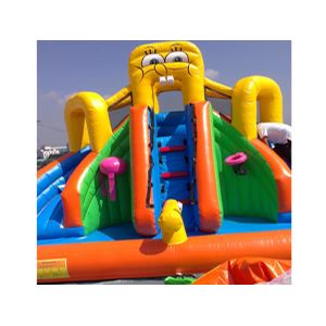 Buy cheap PVC Tarpaulin Inflatable Water Slide / Inflatable Water Park Games from wholesalers