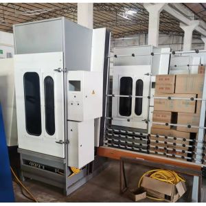 Buy cheap PLC Control System Vertical Glass Sandblaster Machine for Frosting and Sand Blasting Glass from wholesalers