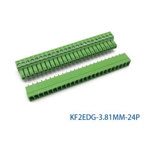 3.81mm Pitch PCB Plug-in Screw Terminal Blocks Plug + Straight Pin Header