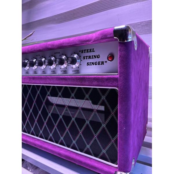 Custom Dumble CLONE Steel String Singer Head 20W 50W 100W with Suede Brown Color, Grand Amplifier SSS Model