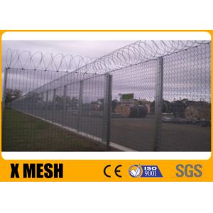 Buy cheap Black Highway 358 Security Mesh Fencing Panels Anti Climb from wholesalers