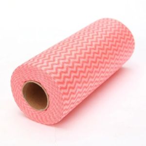 Buy cheap Biodegradable Non Woven Jumbo Roll , 40GSM Disposable Dish Washing Cloths from wholesalers