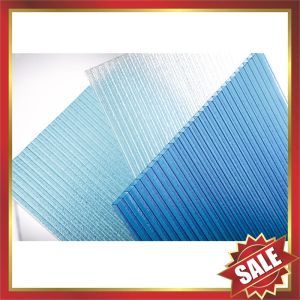 Buy cheap frosted Hollow polycarbonate Sheet,crystal hollow pc sheet from wholesalers
