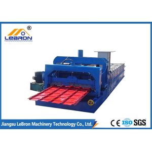 Blue color 2018 New type Color Steel Glazed Tile Roll Forming Machine made in