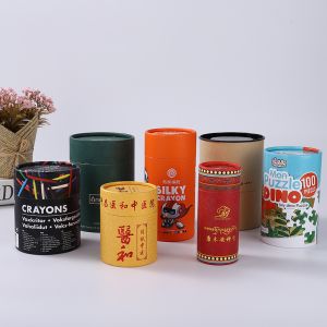 Buy cheap ODM Plastic Food Cans Push Up Round Cylinder Box Kraft Cardboard Packaging from wholesalers