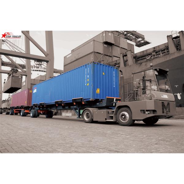 2 Axles 20feet 40feet Skeletal Semi Trailer Driving Safety And Functionality