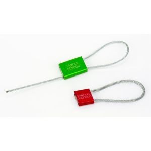 Buy cheap Galvanized Non Preformed Wire Rope Container Security Seal Lock 1.8x300mm from wholesalers