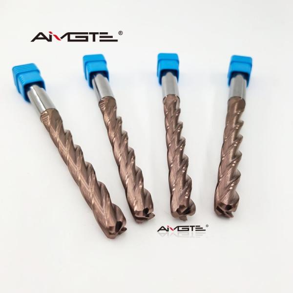 Buy cheap 12mm TiSiN Coated Carbide Bull Nose End Mill R1 Corner Radius, 150mm OAL 70mm Cutting Length For Steel Hardened Alloys from wholesalers