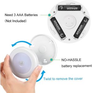 Buy cheap Motion Sensor Lights, Battery-Powered LED Night Lights, Stick-Anywhere Closet Lights Stair Lights, Wall Lights from wholesalers