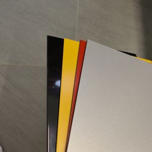 0.21 Mm*0.21mm PE Aluminum Composite ACM Panel For Signage And Cladding