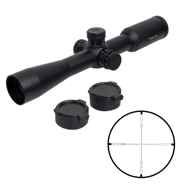 Buy cheap Fogproof 10X40SFE Riflescope Illuminated Hunting Scope 1 / 8MOA 30MM Tube from wholesalers