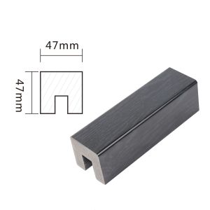 Buy cheap PVC Deck Railing Systems with Handrail PVC Pipe and Material in 47 w *47 h mm Size from wholesalers